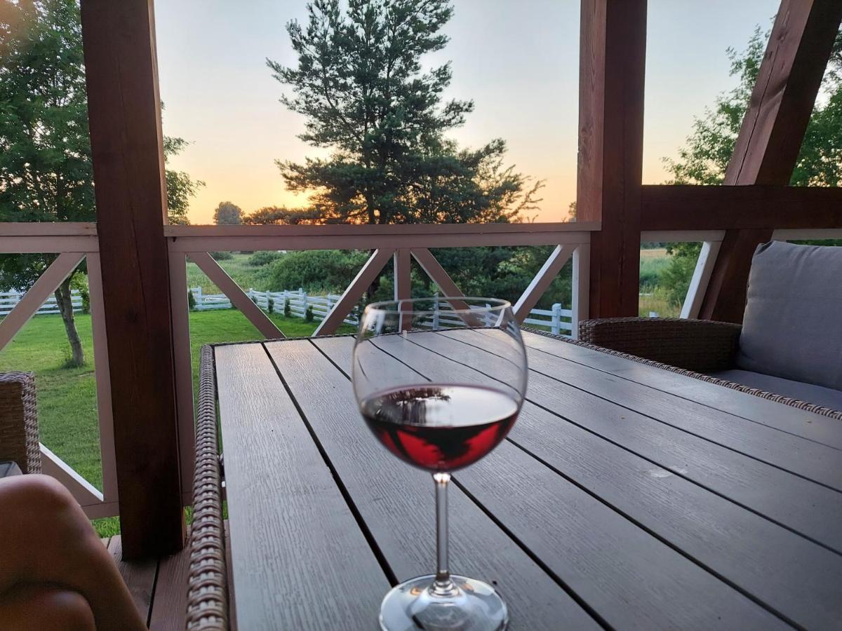 Greyowka Dom Kryty Strzecha W Gardna Park Villa Czysta Kültér fotó